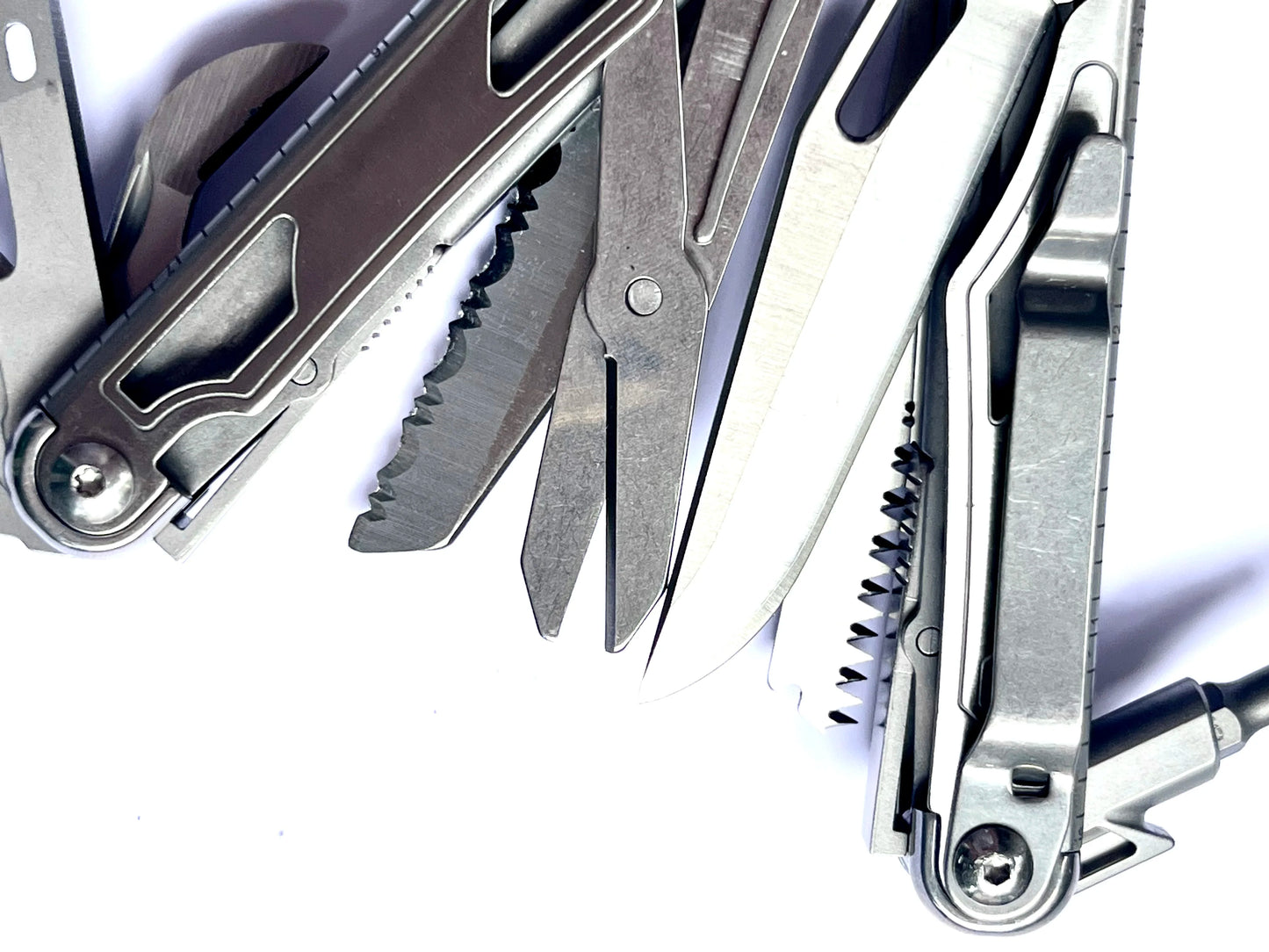 Daicamping DL1 Extra Cutter Scissors Saw Clamp Multi Tools / Clip Pliers Multifunctional Foldable EDC Folding Knife Multitools