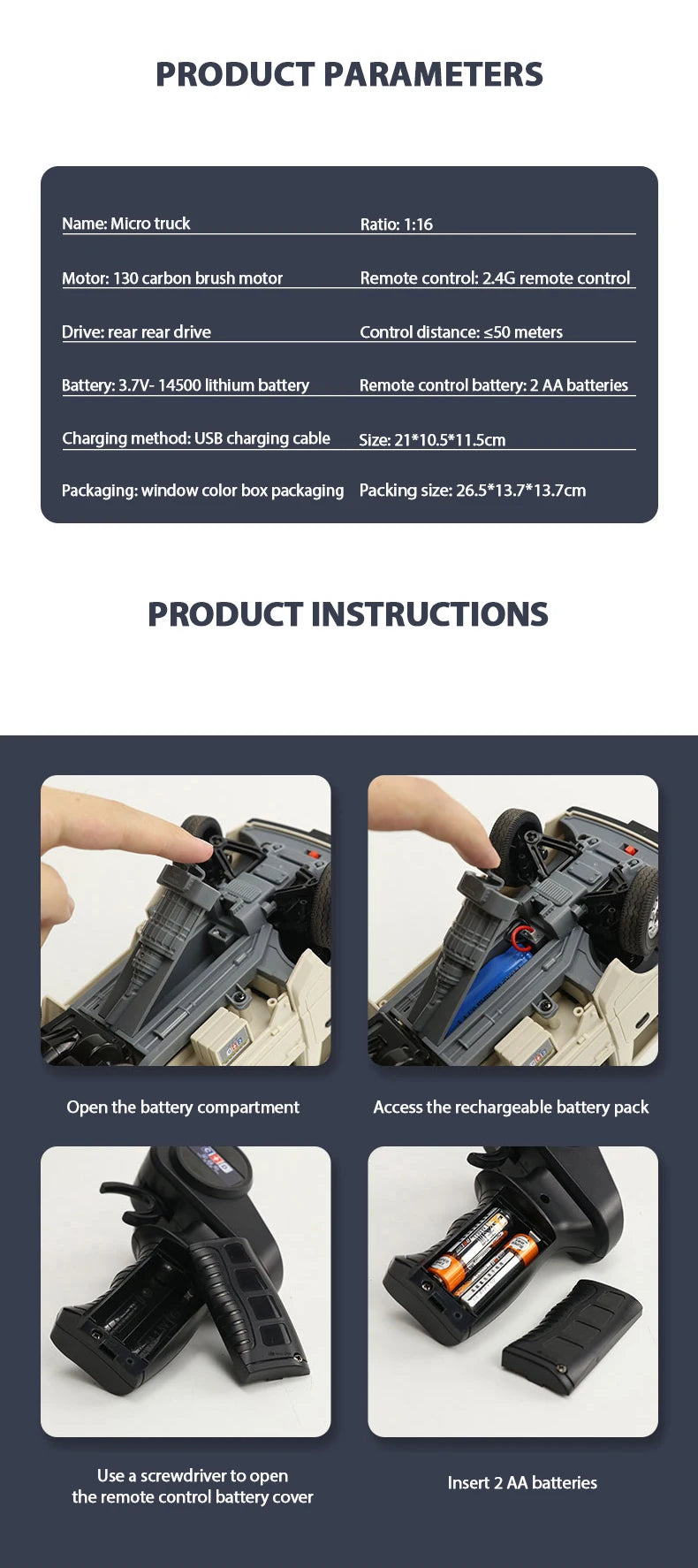 WPL D12 1:10 / 1:16 RC CAR Simulation Drift Climbing Truck LED Light Haul Cargo Remote Control Electric Toys For Children