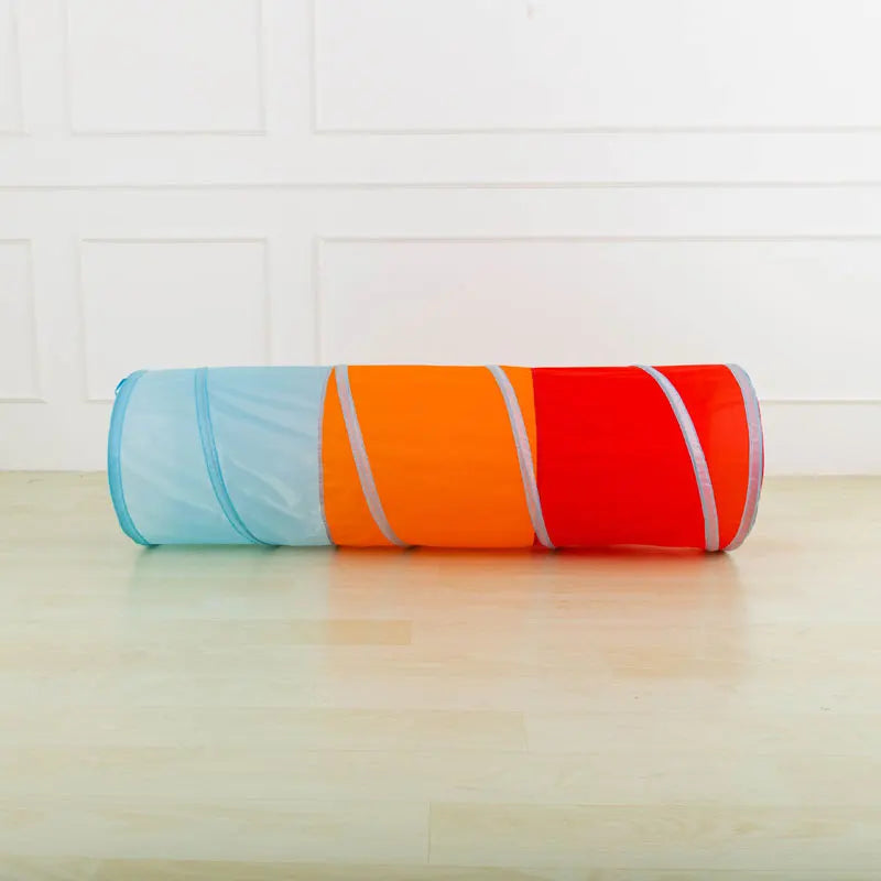 Foldable Children's Tent Crawling Tunnel Play House Indoor Toy Tube Baby Crawling Games Rainbow Tent Kids Little House Tipi Tent