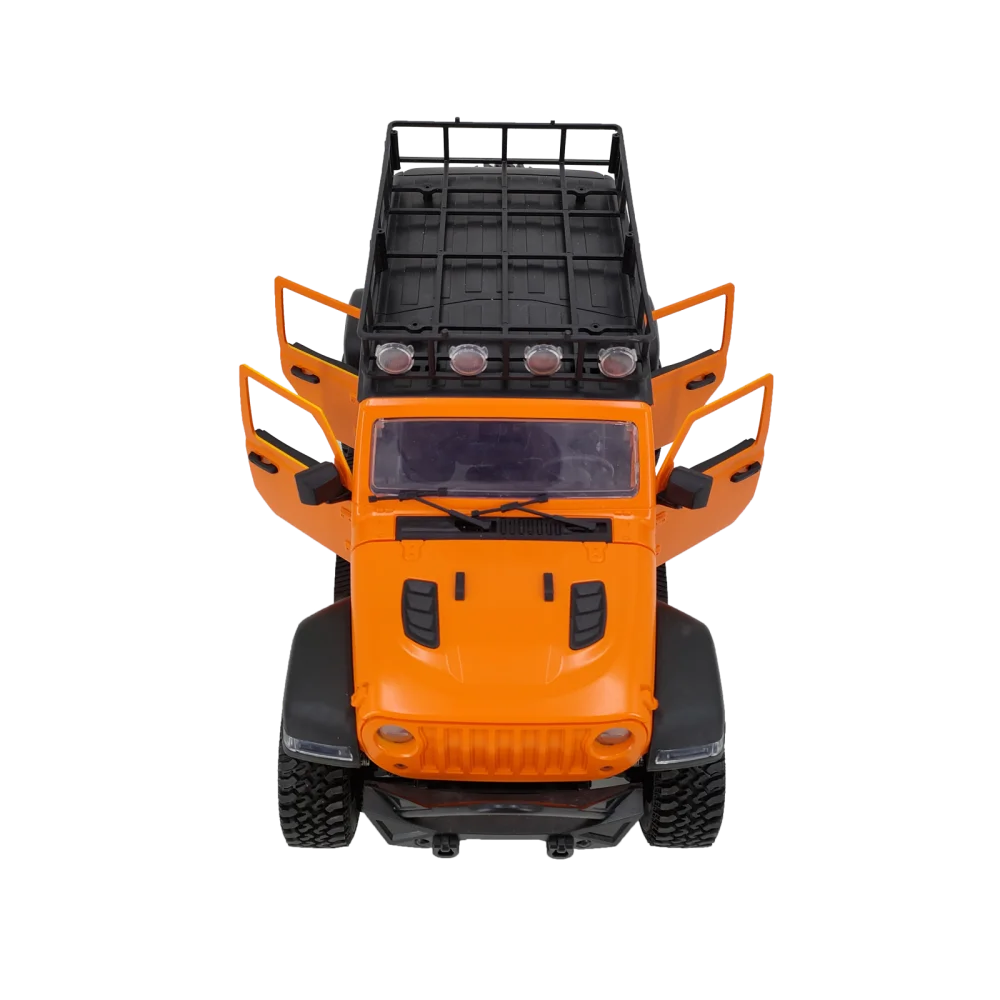 RC Crawler 4x4 Car MN128 2.4G Climbing Buggy Professional with LED Light Full Scale Remote Control Cars Toys for Boys Gift