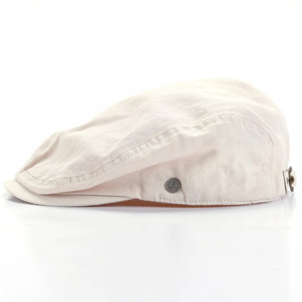 HT4156 Beret New Spring Summer Cap Hats for Men Women Adjustable Flat Beret Cap Male Female Artist Painter Beret Hat