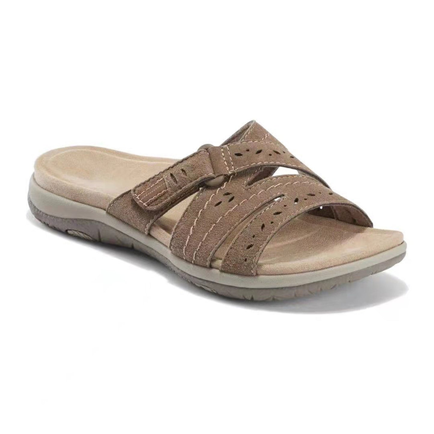 Woman Orthopedic Comfy Premium Round Toe Sandals Hollow Out Hook-and-loop Design сандали ортопедические Shoes Sandalias