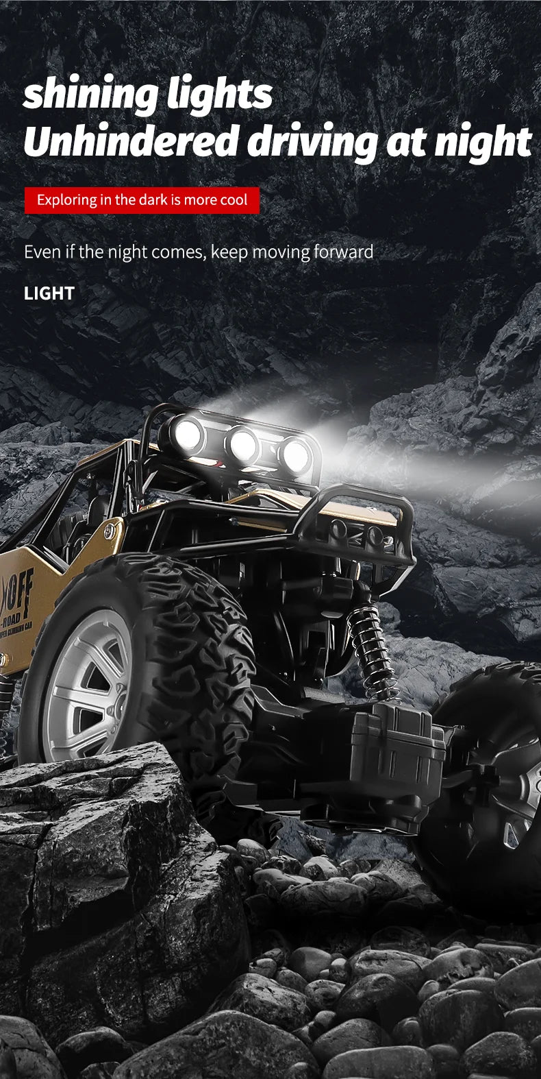 ZWN 1:20 Alloy RC Car With Led Lights 2.4G Radio Remote Control Cars Buggy Off-Road Control Trucks Boys Toys for Children Gifts