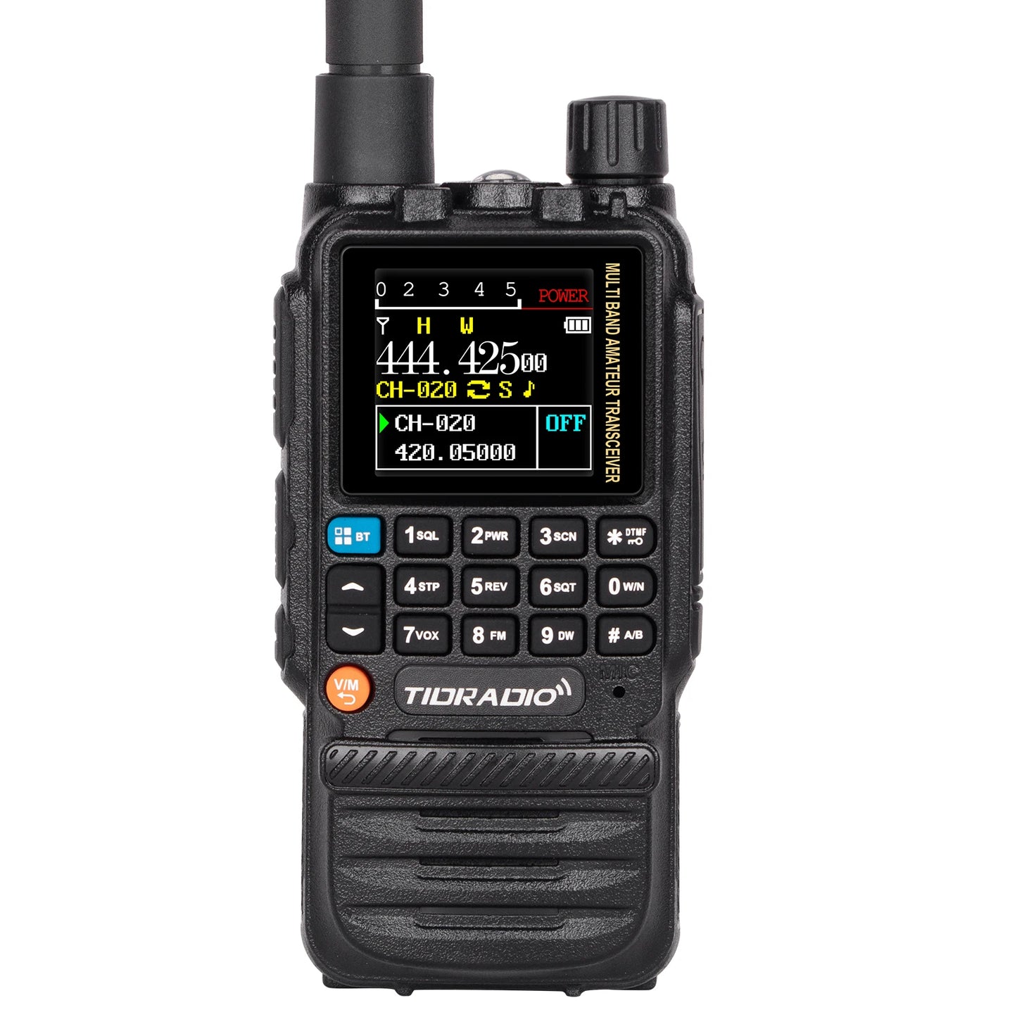 TIDRADIO H3 Walkie Talkie Phone APP Wireless Programming Dual PTT Air Band Long Range Radio USB Type-C Cable Programming &Charge
