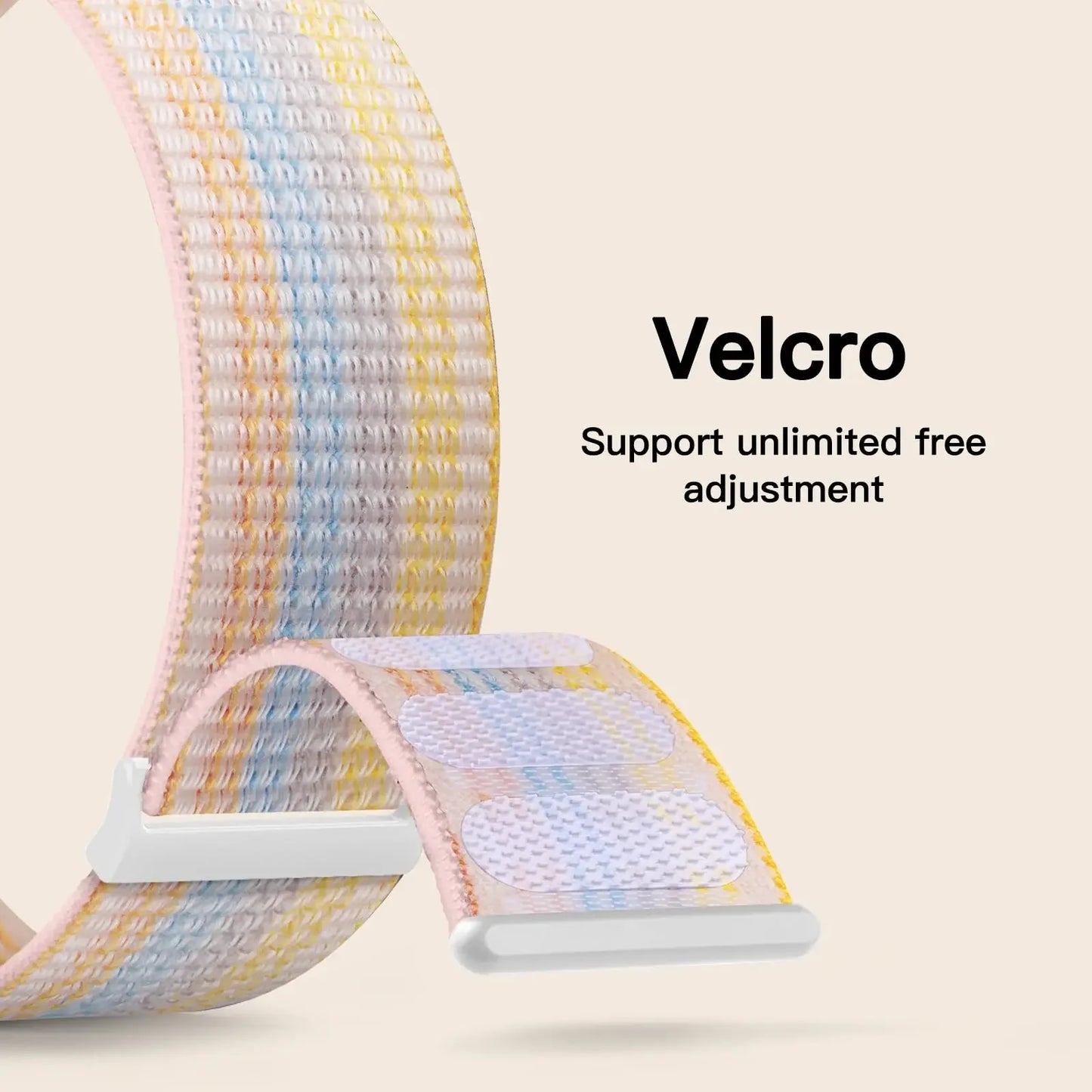 Nylon Loop Strap for Apple Watch Band 40mm 44mm 45mm 42mm 41mm 38mm Smart Belt Bracelet for IWatch Ultra 49mm 8/7/6/SE/5/4/3