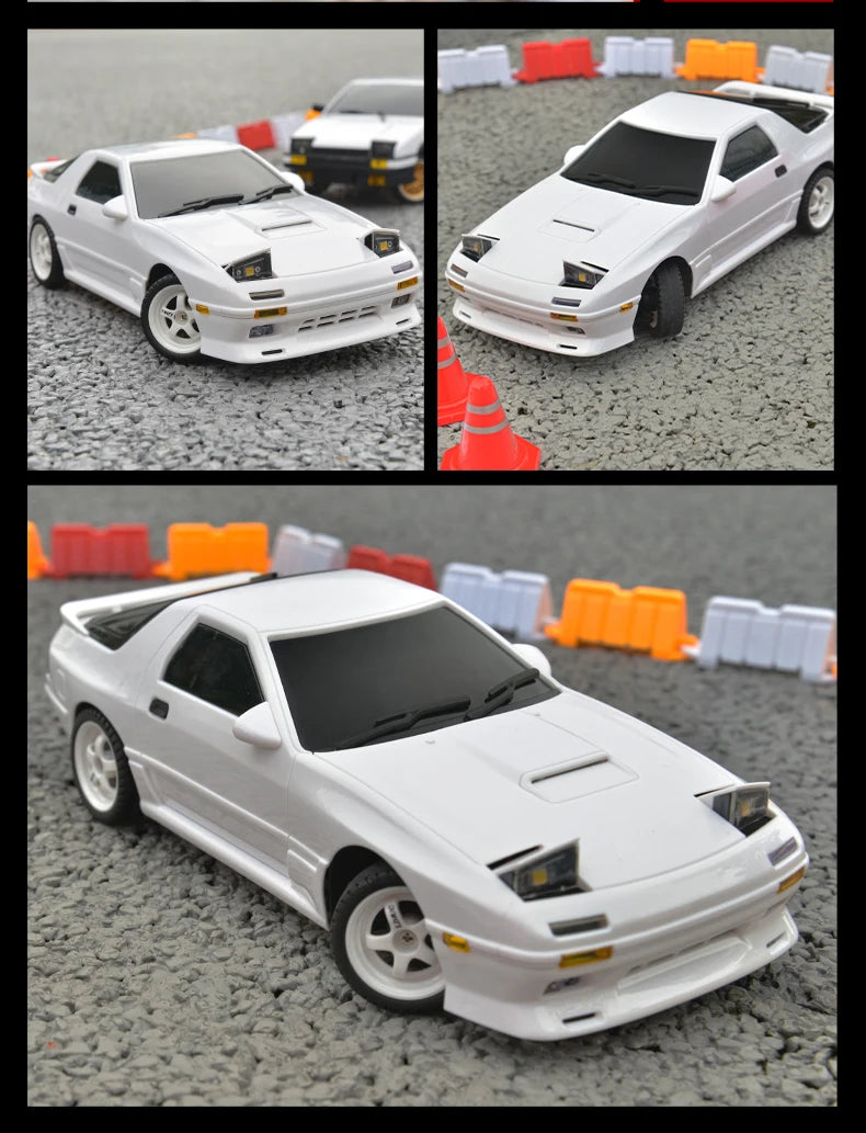Skymaker AE86 Model LD1801 RX-7 FC LD1802 1:18 RC Drift Car 1/18 2.4G Remote Control ESP Gyroscope LED Mini RC Racing Car Toys