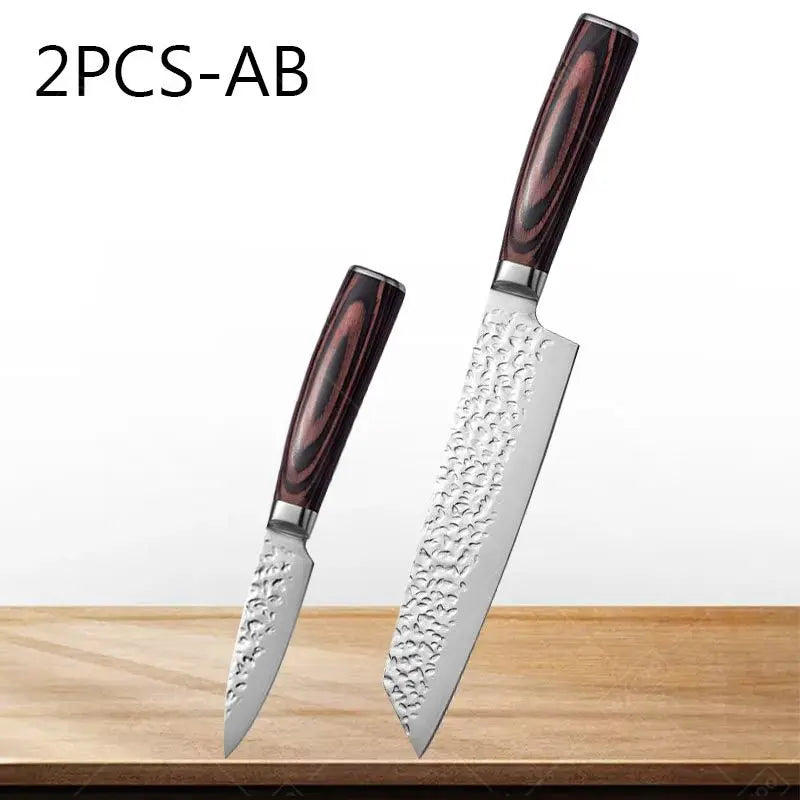 Professional Kitchen Knives Handmade Forged Stainless Steel Knife Kitchen Slicing Meat Bone Traditional Kitchen Knives and Tools