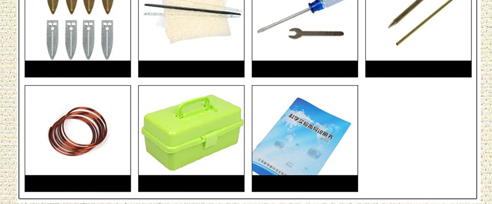 Physics Labs Basic Electricity Discovery Circuit Magnetism Experiment Kits Science Education Toy for Junior Senior High School