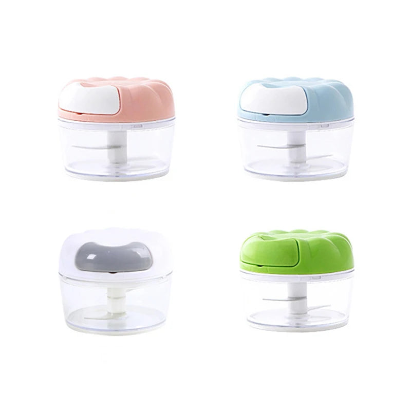 Portable Vegetable and Food Cutter Manual Garlic Puller Fruit Chopper Kitchen Too Multi-function Meat Grinder