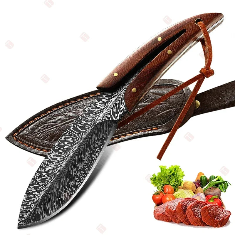 Multi-Purpose Kitchen Knife for Meat Fruit Slicing Stainless Steel Boning Butcher Knife for BBQ Kitchen Knives and Accessories