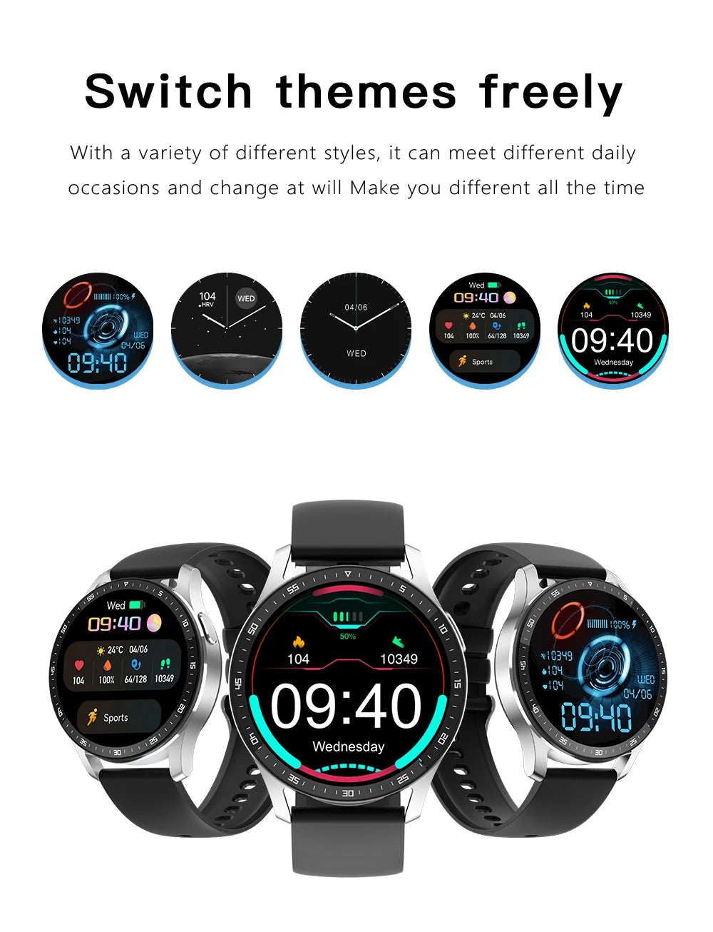 X10 Smart Watch Two In One TWS Wireless Bluetooth Call Headset Full-Touch Large Screen Heart Rate Monitor Sport Music Smartwatch