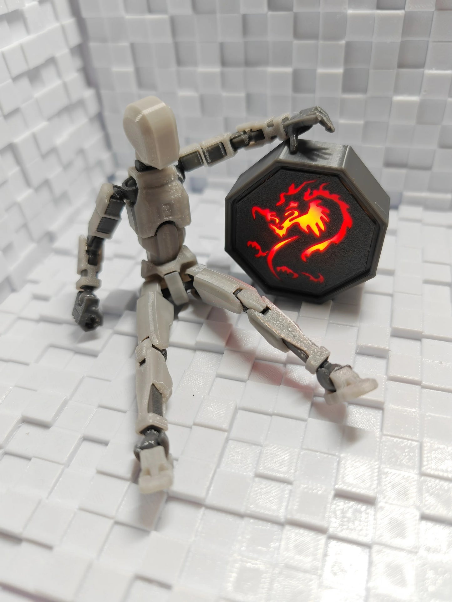 Titan 13 Action Figures T13 Figure 3D Printed Multi-Jointed Movable Lucky 13 Action Figure Nova 13 Action Figure Dummy