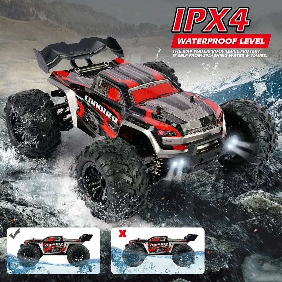 Super Brushless 80KM or 50KM/H 4WD RC Car With LED Remote Control Cars High Speed Drift Racing 4x4 Off Road Truck Kid Adult Toy