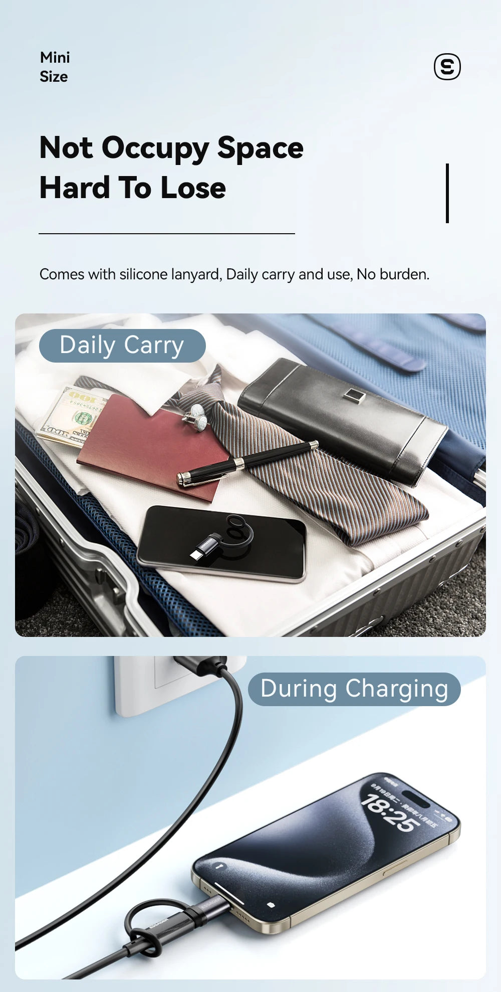 Essager Lighting To USB C Adapter 3A Fast Charging OTG for iPhone 15 xr Pro Type C To Lighting iPhone Connector OTG Converter