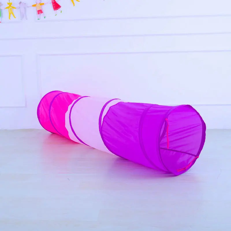 Foldable Children's Tent Crawling Tunnel Play House Indoor Toy Tube Baby Crawling Games Rainbow Tent Kids Little House Tipi Tent