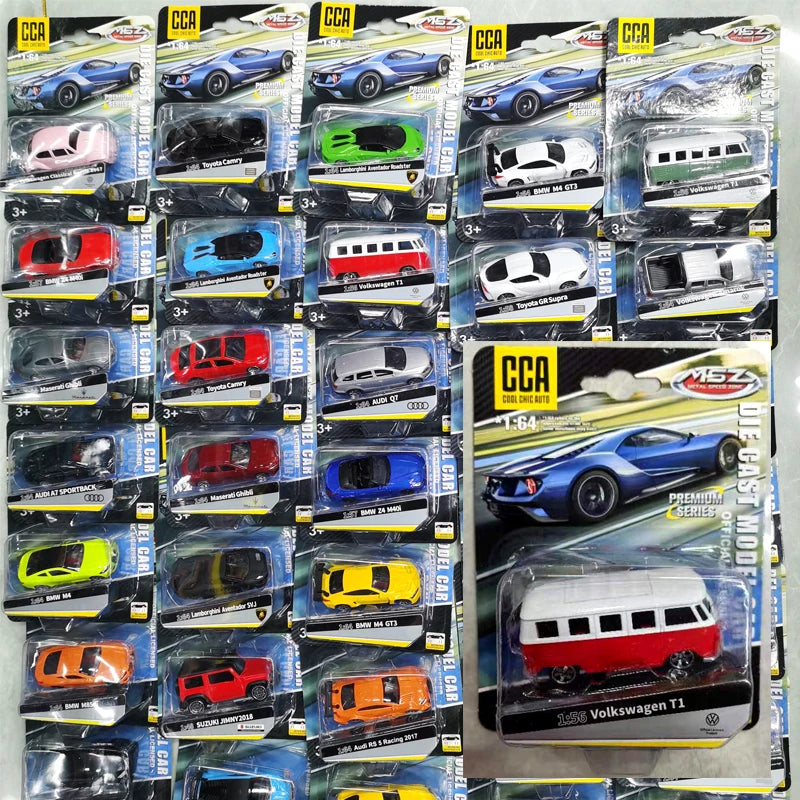 MSZ 1:62 BMW M850I Z4 M3 X7 X6 Collection Racing Alloy Car Model Children's Toy Car Casting Pullback Function Collection Level