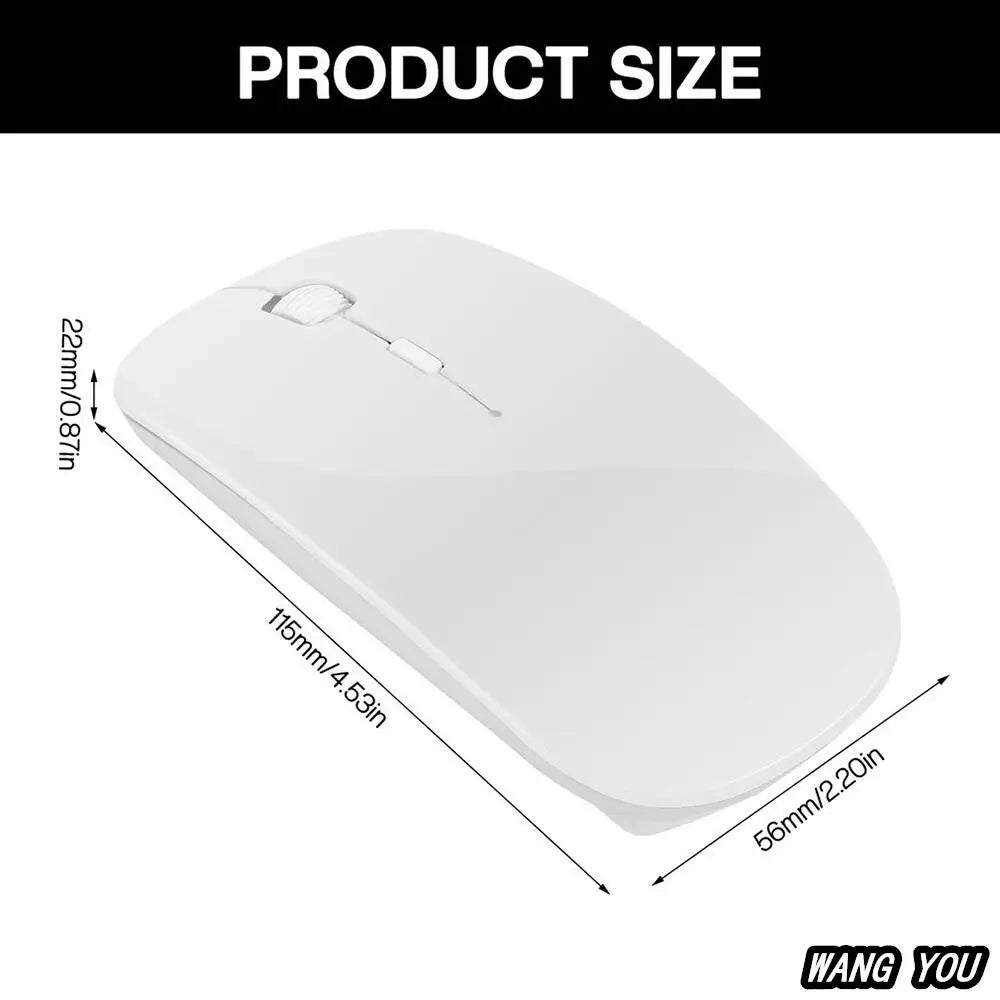 Ultra Thin USB 2.4Ghz Wireless Mouse Wireless Mouse 1600DPI 4 Buttons Cordless Mice for PC Desktop Laptop Windows Computer