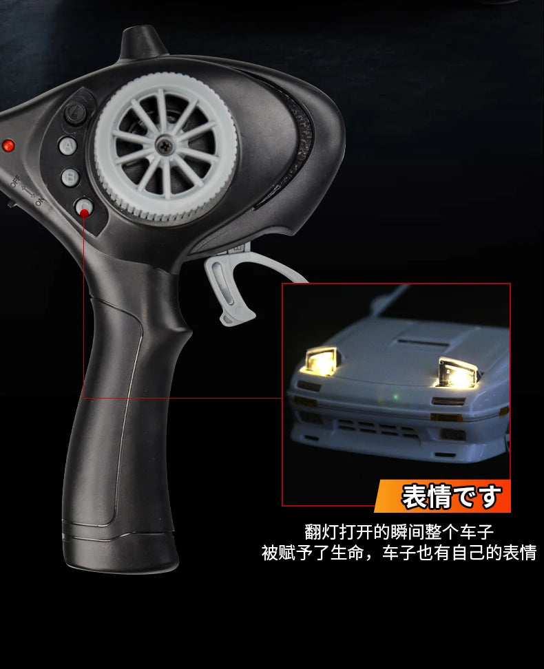 Skymaker AE86 Model LD1801 RX-7 FC LD1802 1:18 RC Drift Car 1/18 2.4G Remote Control ESP Gyroscope LED Mini RC Racing Car Toys