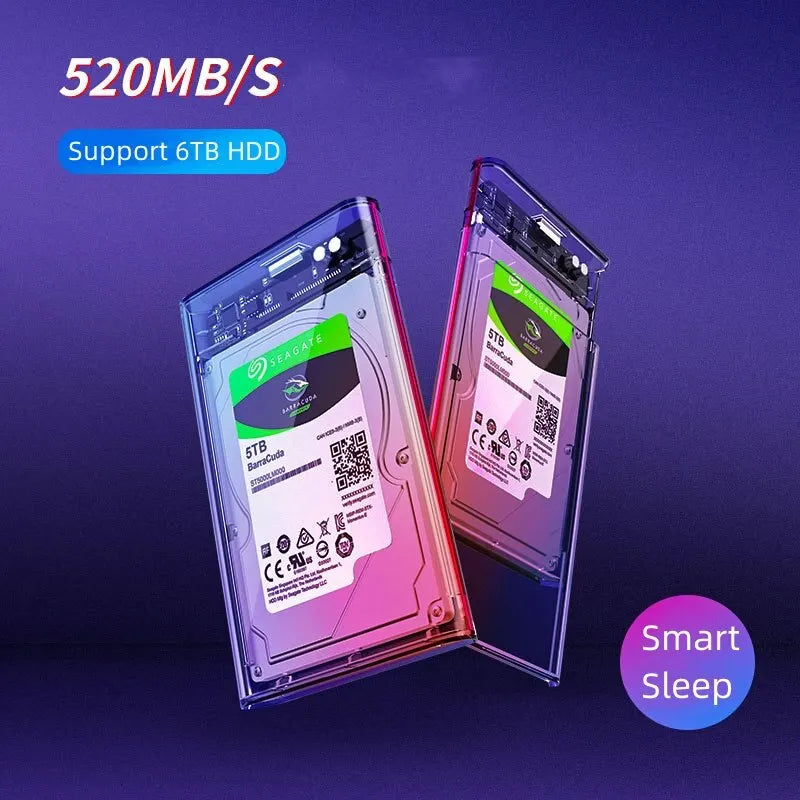 Harddisk Boxs USB 3.0 to SATA III Hard Disk Case 2.5 Inch HDD SSD Shell External Enclosure Hard Drive Disk Box External HDD Case