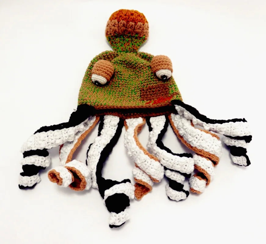 Hat Unisex Cthulhu Style Adult Party Funny Octopus Headgear Creative Holiday Gift Tricky Woolen Hat