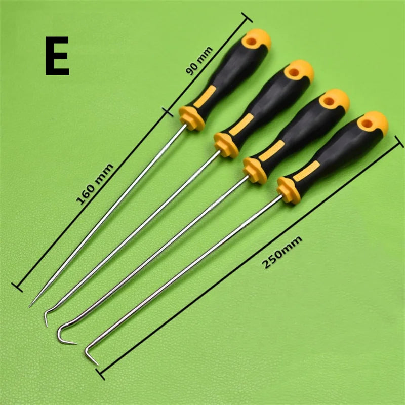 4Pcs/set Car Auto Vehicle Oil Seal Screwdrivers Set Car O-Ring Seal Gasket Puller Remover Pick Hooks Tools Car Remover Tools Kit