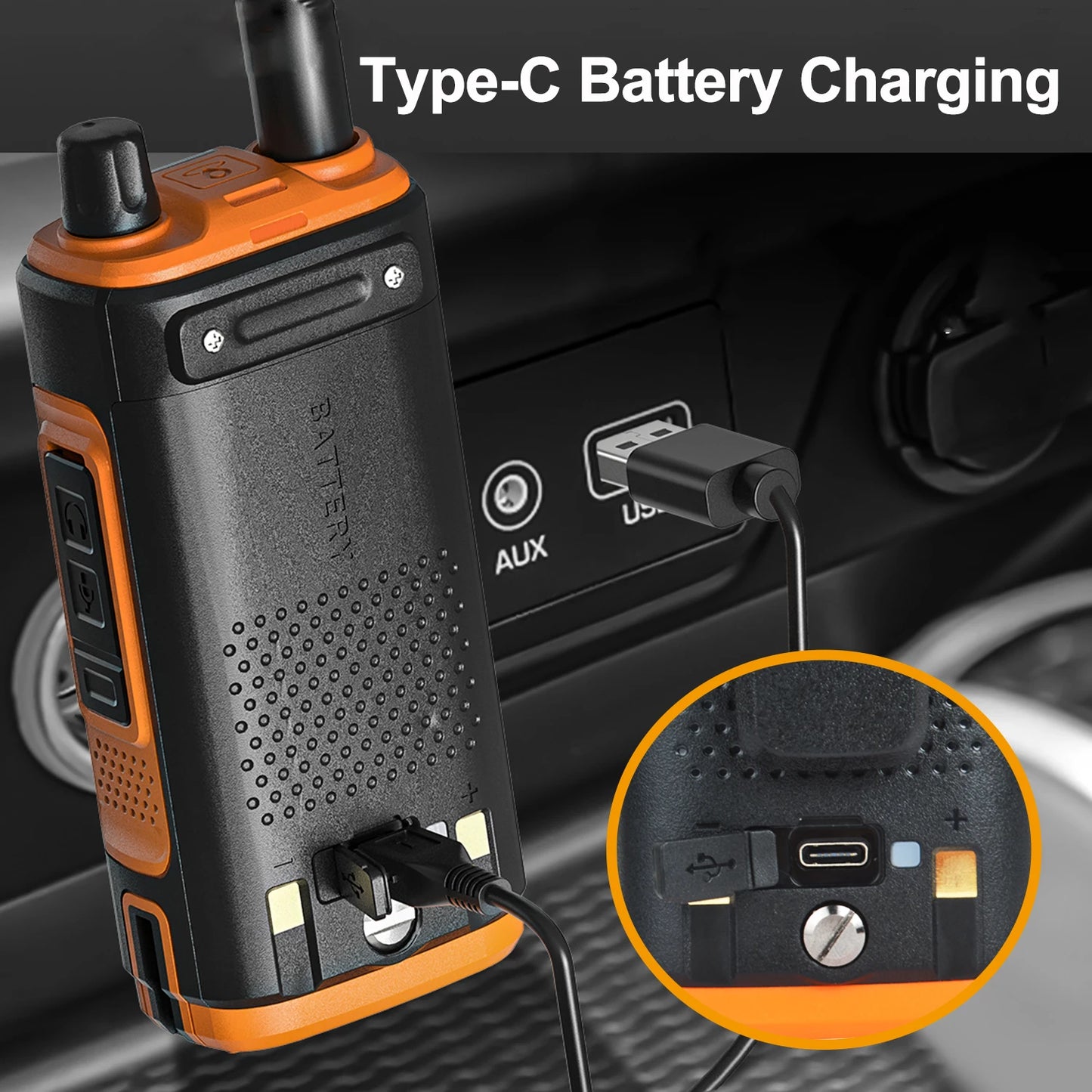 Baofeng UV-17Pro GPS Walkie Talkie 108-136MHz Air Band VHF UHF 200-260MHz 350-355MHz FM Radio Six Bands Freq Copy Waterproof