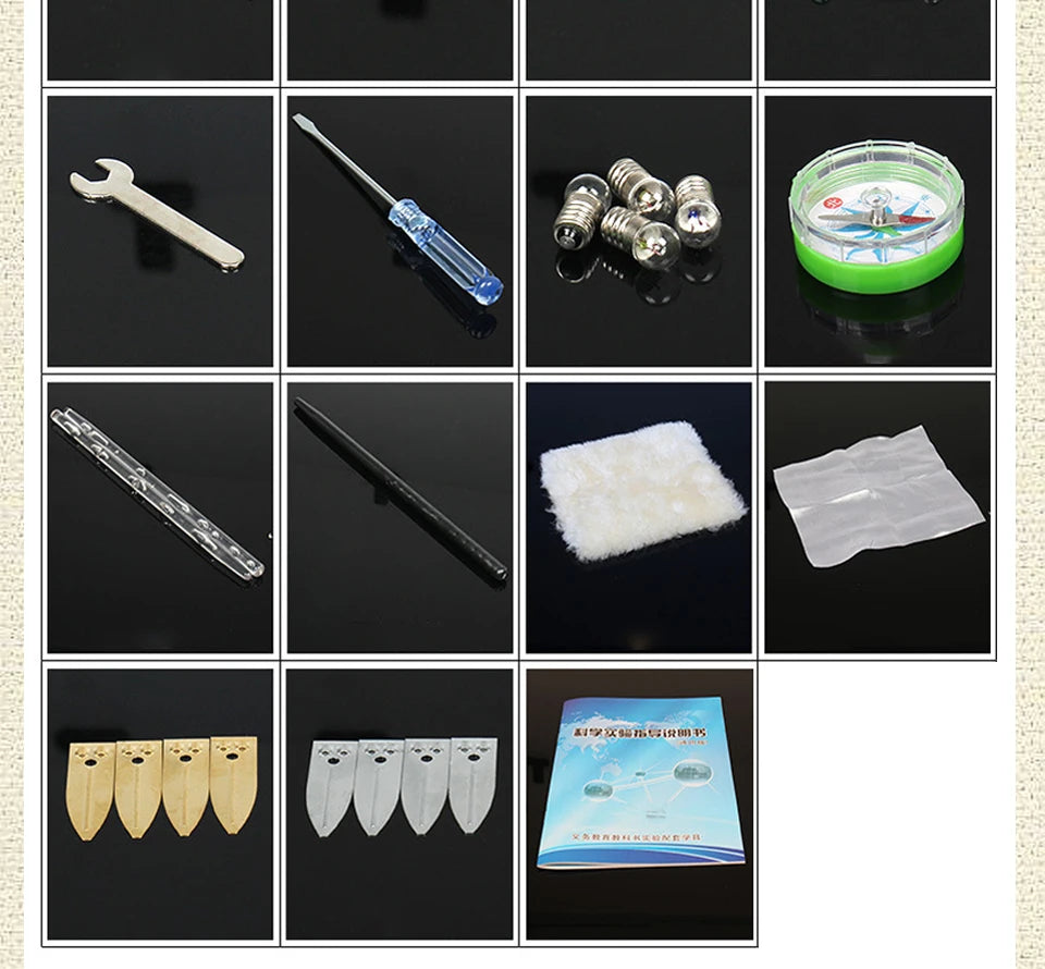 Physics Labs Circuit Learning Kit Basic Electricity Discovery Principles Kit for School Teacher Student Science Study Parallel