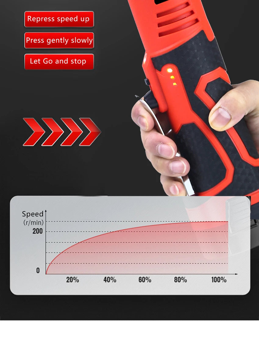 27/5000 Electric ratchet wrench 90 degree straight Angle electric charging wrench lithium electric stage truss tool