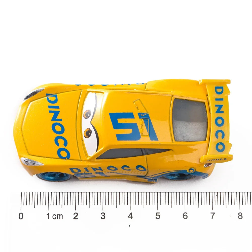Children Toys Car Disney Pixar Cars 3 Lightning McQueen Jackson Storm Mater 1:55 Diecast Metal Alloy Model Car Kid Gift