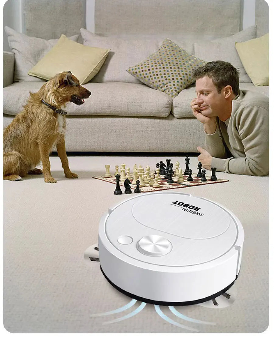 Smart Robot USB Sweeping Robot Vacuum Cleaner Mopping 3 In 1 Smart Wireless 1500Pa Dragging Cleaning Sweep Floor For Home Office