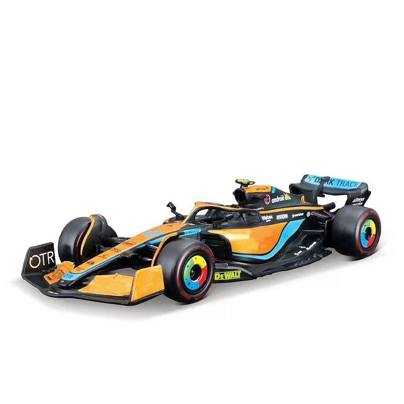 Bburago 1:43 F1 Model Car Mercedes Ferrari Redbull Racing SF23 AlpineA523 AlfaC43 Metal Diecast Verstappen Collectible Miniature