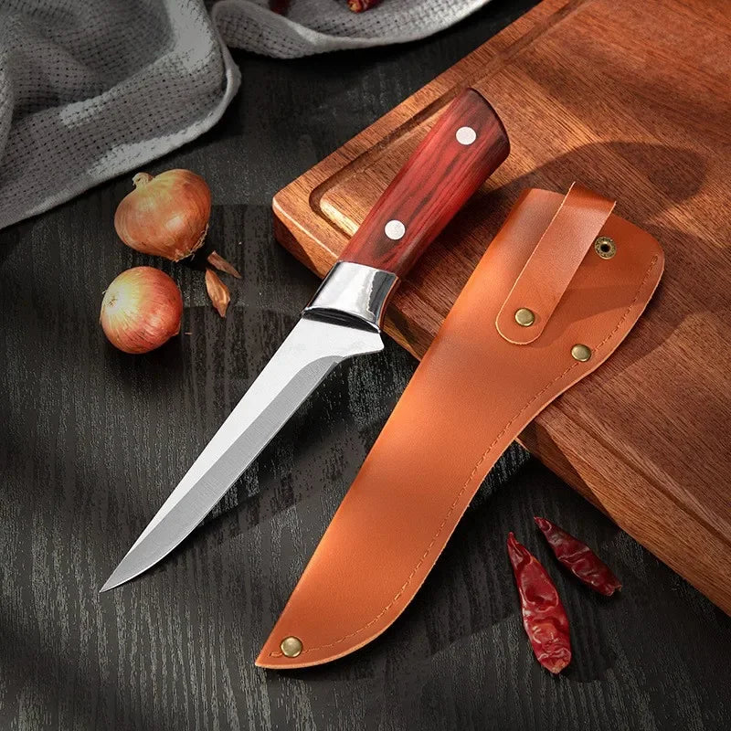 6inch Kitchen Boning Knife for Meat Cutting Stainless Steel Fruit Paring Knife Cut Meat Pork Beef Sheep Knife Kitchen Supplies