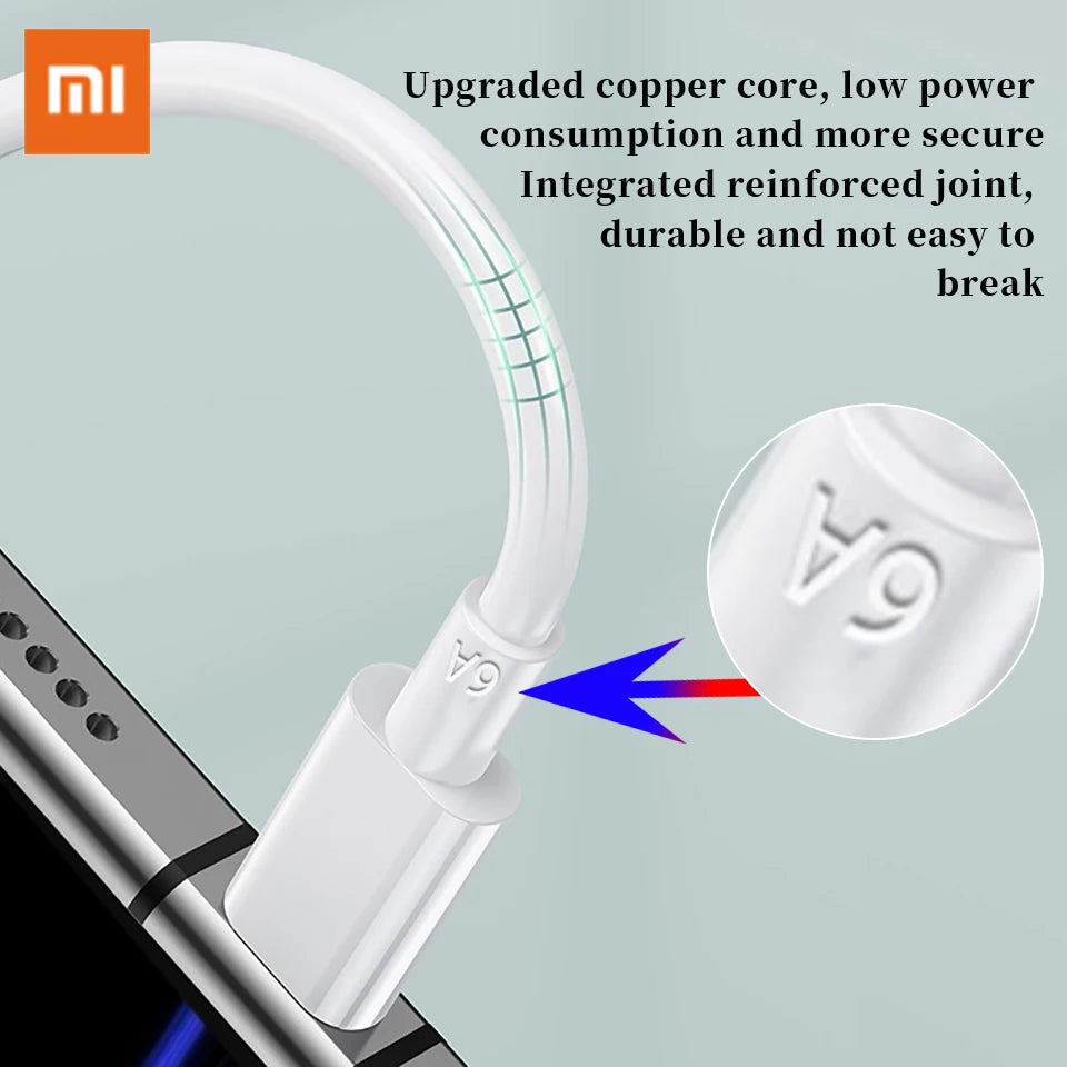 Usb Type C Cable Xiaomi Original Turbo Charge Cabo 120w 33w Fast Charging Cabo Mi 14 13 12t Pro 12 11 10t Redmi Note 10 Poco X6