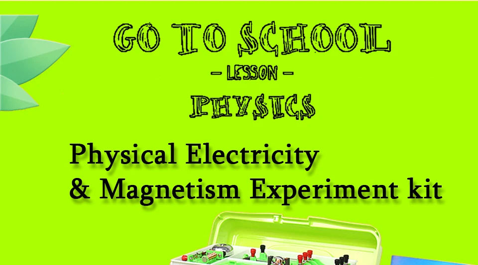 Physics Labs Basic Electricity Discovery Circuit Magnetism Experiment Kits Science Education Toy for Junior Senior High School