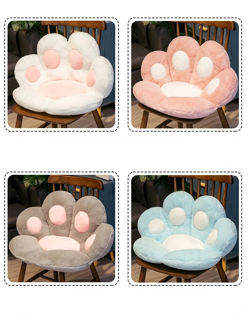 Cat Paw Chair Cushion Lovely Cat Paw CushionCat Paw Shape Chair Cushion Cozy Seat Pad Floor Cushion Seat Pillow