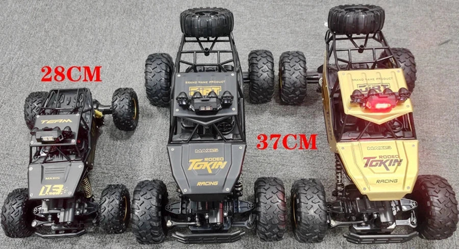 4WD Remote Control Off Road RC Car Radio Climbing Super Alloy Truck Buggy 4x4 RTR Vehicle Electric Toy for Children Kid Gift