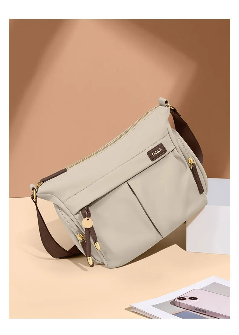 GOLF Crossbody Bag Women Nylon Womens Shoulder Bag Lady Bucket Mini Cross Body Purse Handbag New Fashion Square Bags 2024 Summer