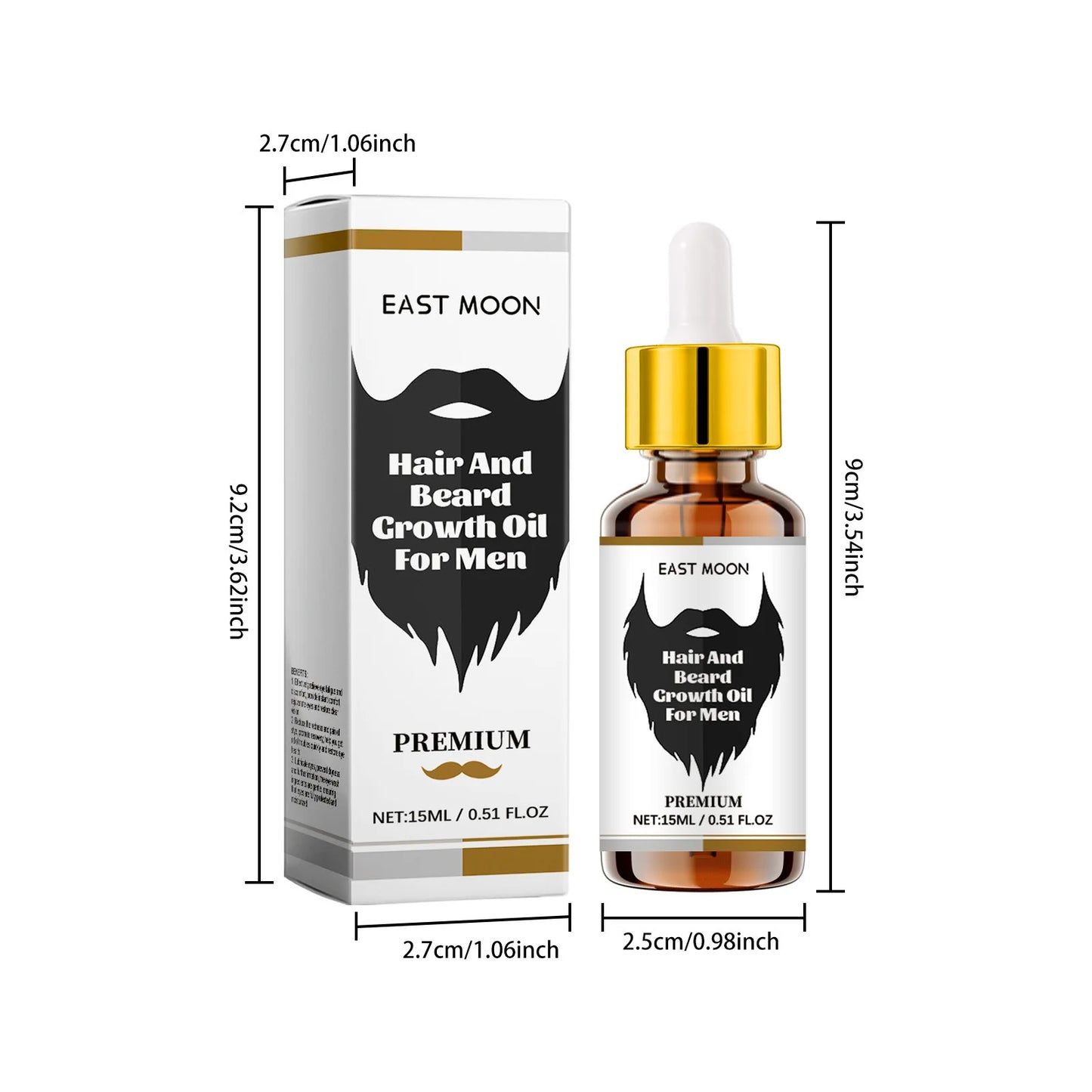 East Moon Ginger Hair Growth Oil Essential Prevent Loss Promoting Scalp Cleaning Repair Damaged Hair Regeneration Serum 15ML