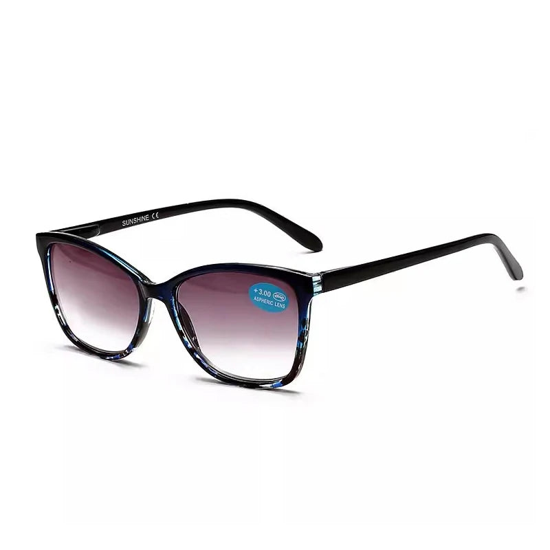 Oversized Reading Sunglasses For Women Men 2023 New Fashion Elegant Presbyopia Farsighted Eyeglasses With +1.0 1.5 2.0 2.5 3.0 4