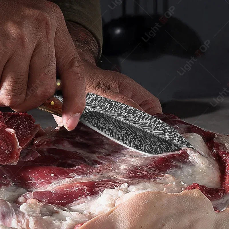 Multi-Purpose Kitchen Knife for Meat Fruit Slicing Stainless Steel Boning Butcher Knife for BBQ Kitchen Knives and Accessories