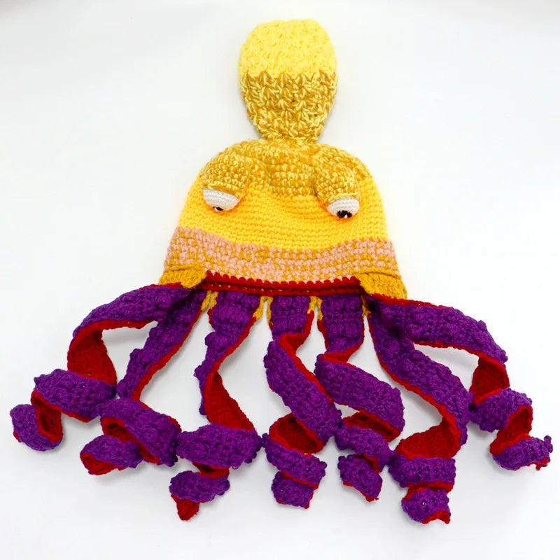 Hat Unisex Cthulhu Style Adult Party Funny Octopus Headgear Creative Holiday Gift Tricky Woolen Hat