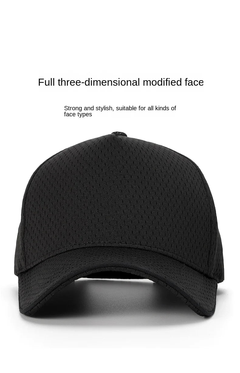 Big Head Large Size Quick Dry Running Hats High Crown Plain Mesh Baseball Cap Men and Women Breathable Golf Hat Sports Hats