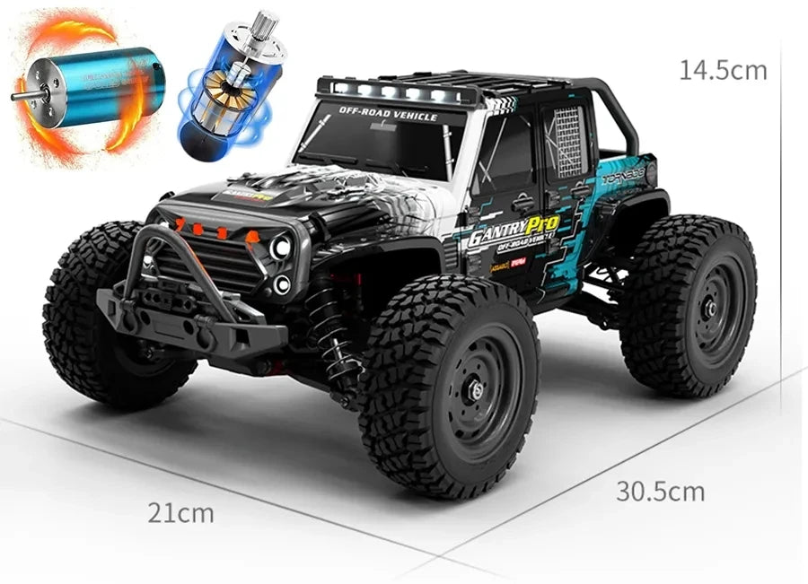 Super Brushless 80KM or 50KM/H 4WD RC Car With LED Remote Control Cars High Speed Drift Racing 4x4 Off Road Truck Kid Adult Toy