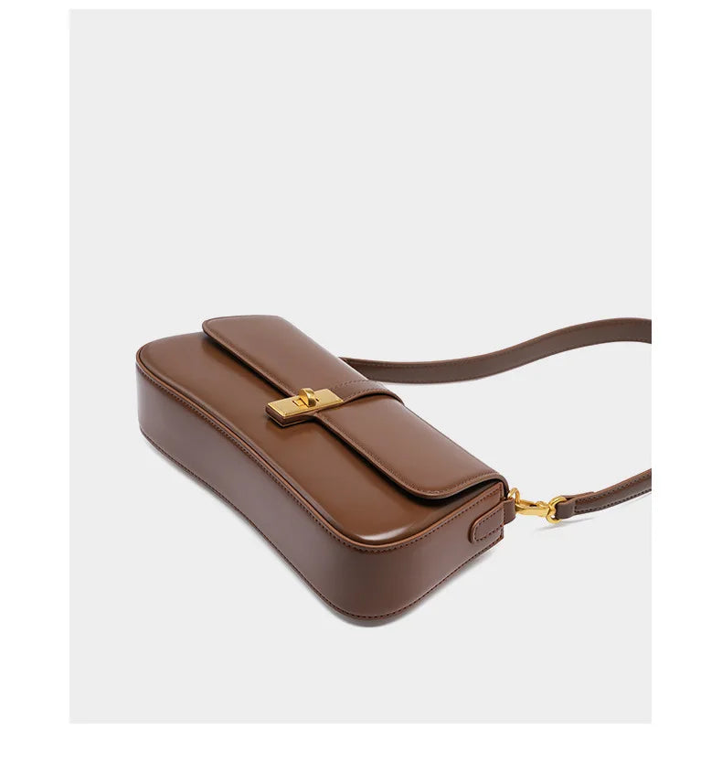 Jonlily Women Genuine Leather Shoulder Bag Female Fashion Handbag Totes Small Underarm Bag Casual Daybag Mini Purse -KG1313