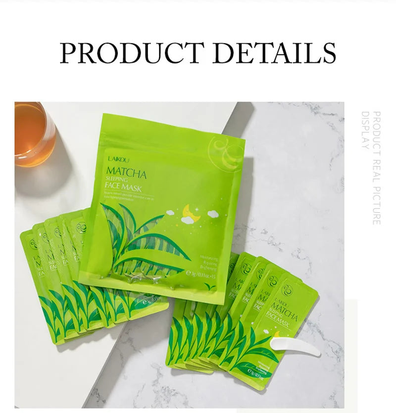 LAIKOU Sakura Seaweed Face Mask Skincare Centella Snail Collagen Facial Mask Sleeping Masks Beauty Korean Skin Care Products