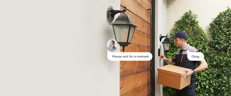 Reolink 2K+ WiFi Video Doorbell Smart Outdoor Home Video Intercom Human Detection Wired PoE Door Bell with Chime Support Alexa