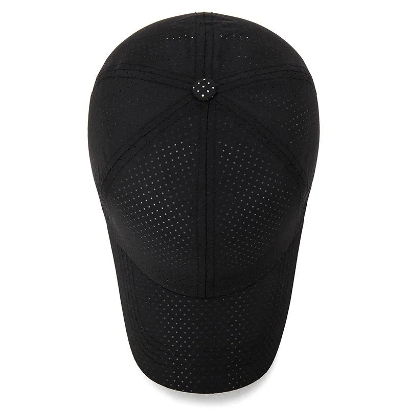 2024 New Summer Men Women Snapback Quick Dry Mesh Baseball Cap Sun Hat Bone Breathable Hats Adjustable outdoor hat