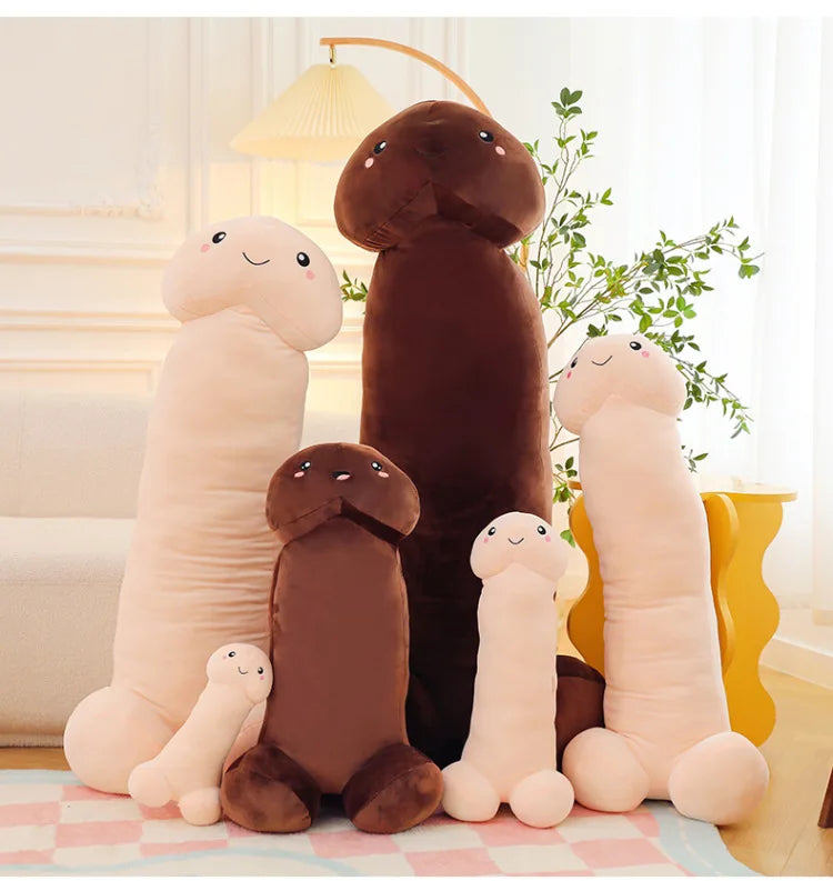 Big Size Trick Penis Simulation Plush Toy Boy Dick Plushie Penis Plush Hug Pillow Stuffed Sexy Interesting Gifts For Girlfriend