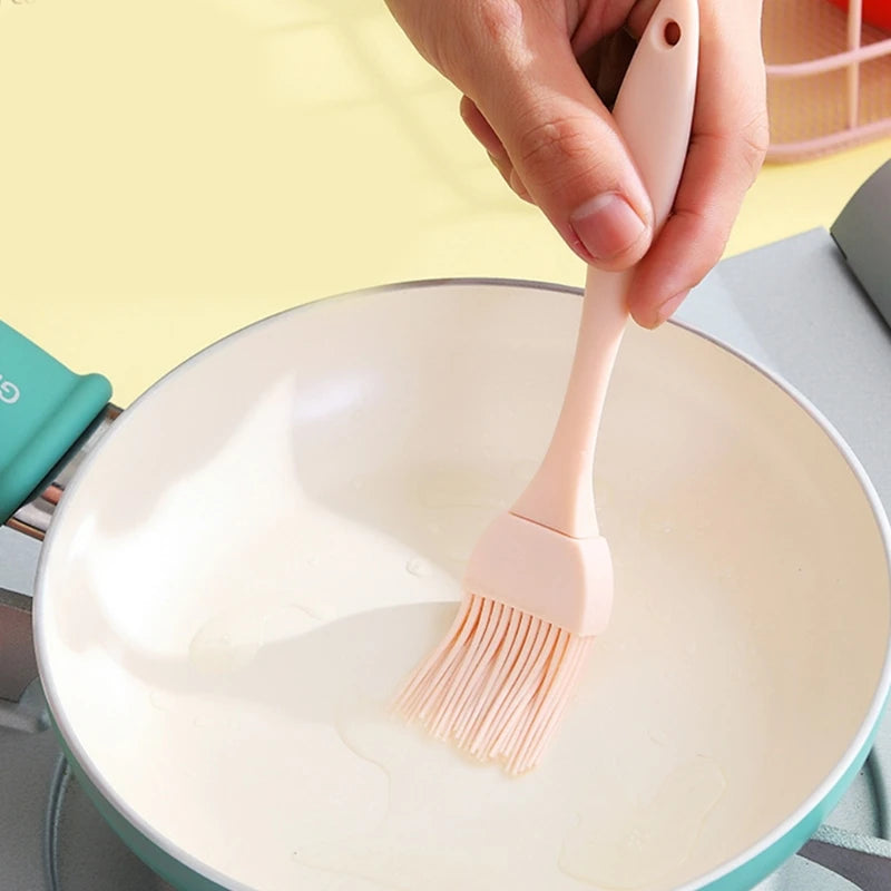 Silicone Pastry Brush Heat Resistant Oil Butter Basting Brush for BBQ Grill Cook