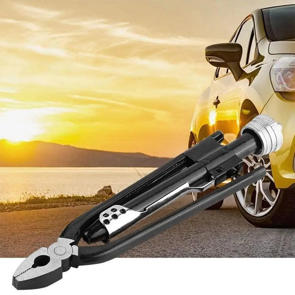 Wire Twisting Pliers Lock Wire Pliers Wire Cutter Safety Wire Twisting Tool for Auto Industrial Use (6-Inch Black)